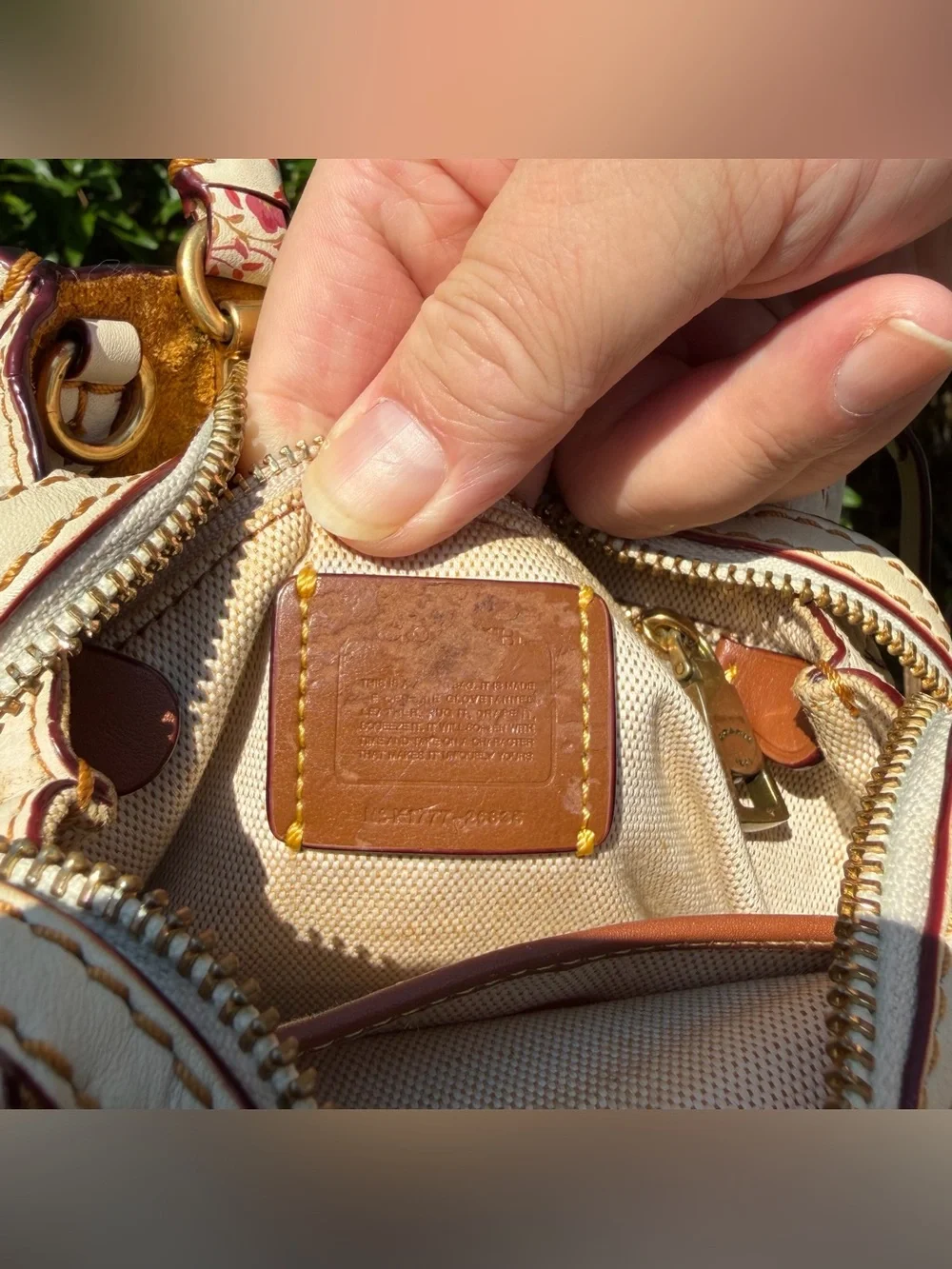 Coach Rogue 17 with Floral Bow Print (26835)